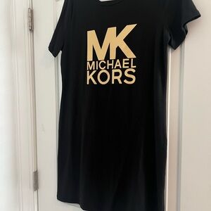 Michael Kors Black T-Shirt Dress